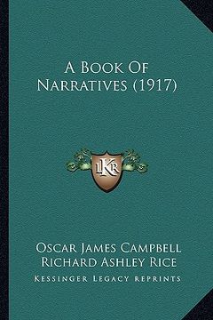 portada a book of narratives (1917) (en Inglés)