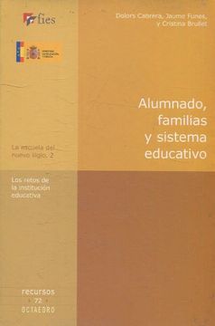 portada ALUMNADO, FAMILIAS Y SISTEMA EDUCATIVO.