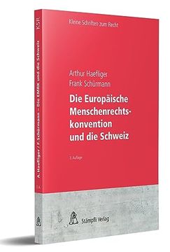 portada Die Europäische Menschenrechtskonvention und die Schweiz (en Alemán)