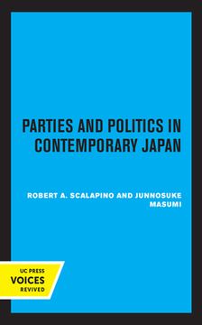 portada Parties and Politics in Contemporary Japan (en Inglés)