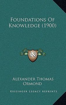 portada foundations of knowledge (1900)