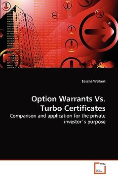 portada option warrants vs. turbo certificates (en Inglés)
