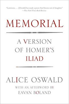 portada Memorial: A Version of Homer's Iliad (en Inglés)