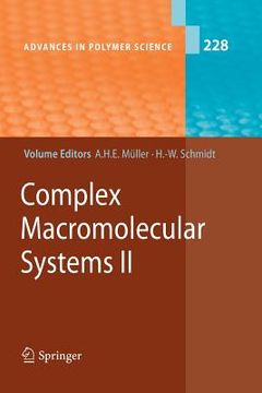 portada complex macromolecular systems ii (en Inglés)