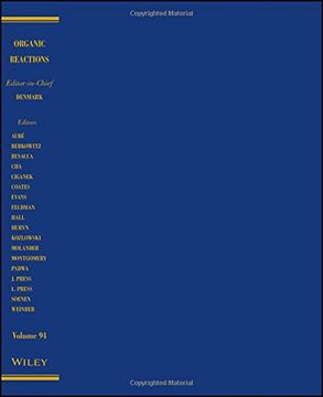 portada Organic Reactions, Volume 94 (en Inglés)