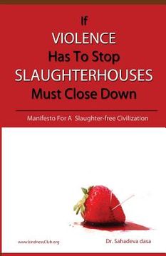 portada If Violence Has To Stop, Slaughterhouses Must Close Down: Manifesto For A Slaughter-free Civilization (en Inglés)