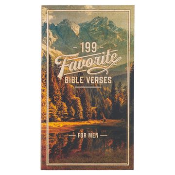 portada 199 Favorite Bible Verses for Men Softcover (in English)