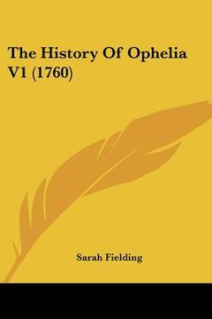 portada the history of ophelia v1 (1760)