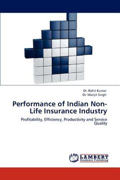 portada performance of indian non-life insurance industry (en Inglés)