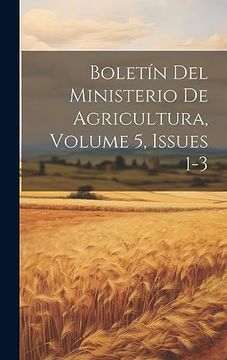 portada Boletín del Ministerio de Agricultura, Volume 5, Issues 1-3