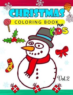 portada Christmas coloring Books for Kids Vol.2: (Jumbo Coloring Book) (in English)