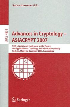 portada advances in cryptology, asiacrypt 2007