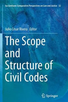 portada The Scope and Structure of Civil Codes (en Inglés)