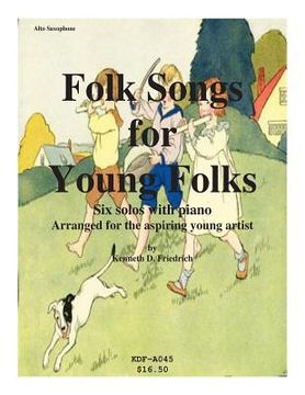portada Folk Songs for Young Folks - alto saxophone and piano (en Inglés)