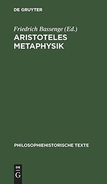 portada Aristoteles Metaphysik (en Alemán)