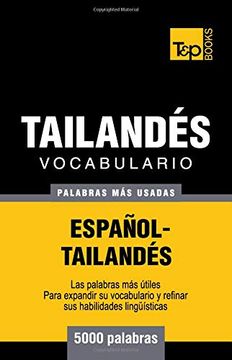 portada Vocabulario Español-Tailandés - 5000 Palabras más Usadas (in Spanish)