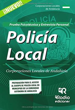 portada Policia Local. Corporaciones Locales de Andalucia. Psicotecnico y Entrevista personal
