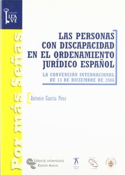 portada las personas con discapacidad en el ordenamiento jurídico español.