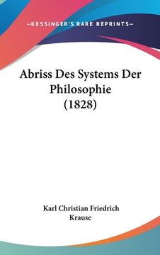 portada Abriss Des Systems Der Philosophie (1828) (en Alemán)