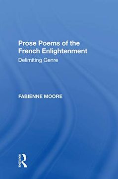 portada Prose Poems of the French Enlightenment: Delimiting Genre (in English)