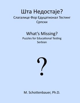 portada What's Missing? Puzzles for Educational Testing: Serbian (Slovene Edition)