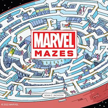 portada Marvel Mazes (en Inglés)