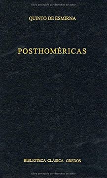 portada Posthomericas (b. Básica Gredos)
