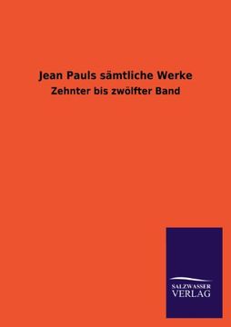 portada Jean Pauls Samtliche Werke (German Edition)