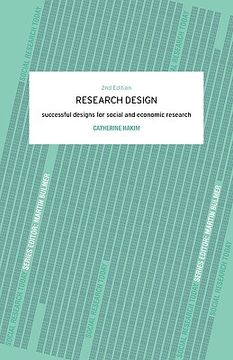 portada research design: succesful designs for social economics research (en Inglés)