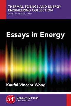 portada Essays in Energy (en Inglés)
