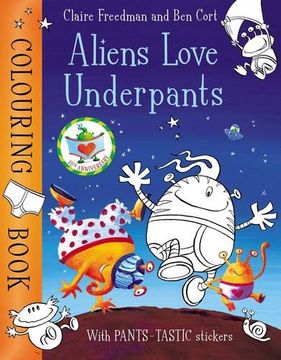 portada Aliens Love Underpants Colouring Book