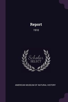 portada Report: 1910 (in English)