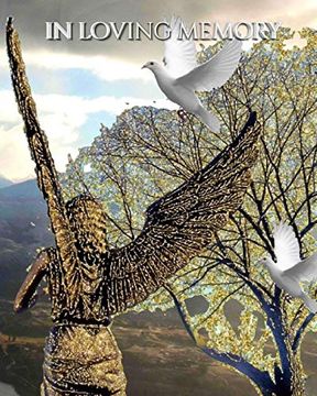 portada Angel White Doves new Zealand Stunning Landscape Remberance Funeral Blank Page Guest Book (en Inglés)