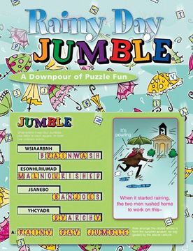 portada Rainy day Jumble®: A Downpour of Puzzle fun (Jumbles®) (in English)