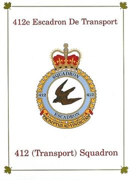 portada 412E Escadron de Transport: 412 (Transport) Squadron (en Inglés)