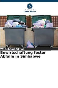 portada Bewirtschaftung fester Abfälle in Simbabwe (en Alemán)