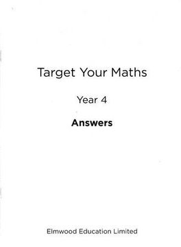portada Target Your Maths Year 4 Answer Book: Year 4