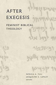 portada After Exegesis: Feminist Biblical Theology (in English)