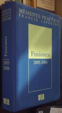 portada Memento Practico Fusiones 2005-2006 (in Spanish)