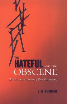 portada the hateful and the obscene: studies in the limits of free expression (en Inglés)