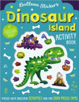 portada Dinosaur Island Activity Book (Balloon Stickers) (in English)