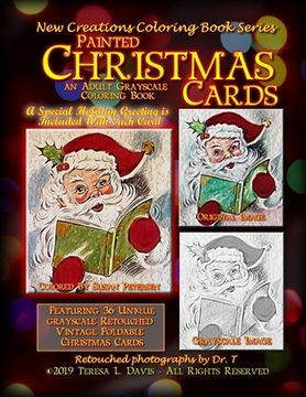 portada New Creations Coloring Book Series: Painted Christmas Cards (en Inglés)