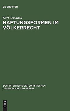 portada Haftungsformen im Völkerrecht (en Alemán)