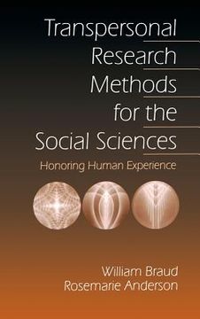 portada transpersonal research methods for the social sciences: honoring human experience (in English)