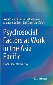 portada Psychosocial Factors at Work in the Asia Pacific: From Theory to Practice (in English)