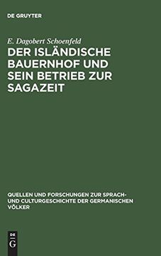 portada Der Isländische Bauernhof und Sein Betrieb zur Sagazeit (in German)