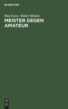 portada Meister Gegen Amateur (in German)