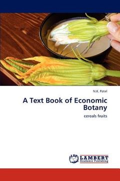 portada a text book of economic botany (en Inglés)