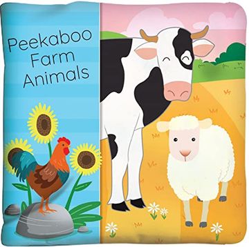portada Peekaboo Farm Animals: Cloth Book With a Crinkly Cover!