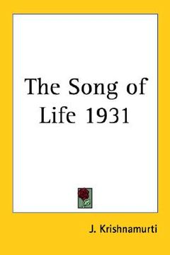 portada the song of life 1931 (in English)